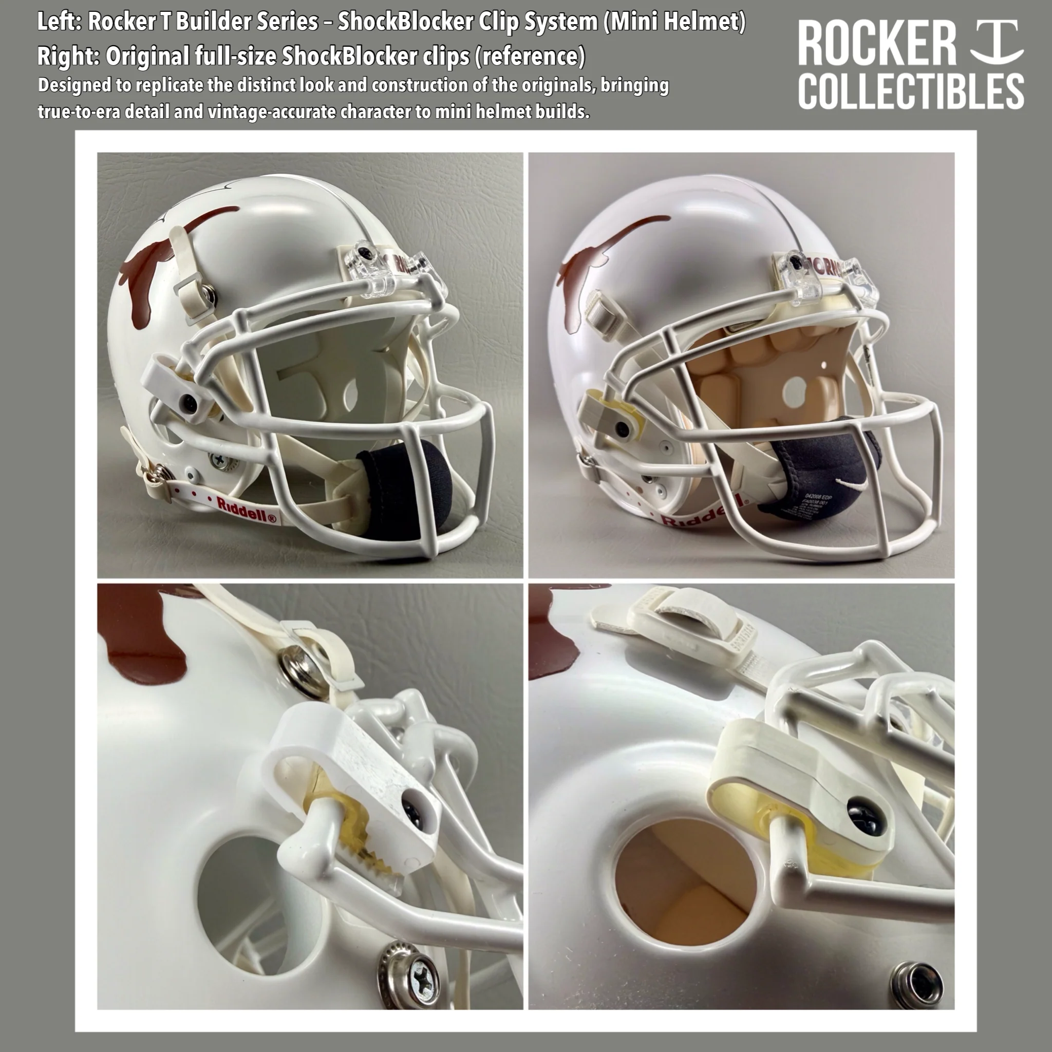 Rocker T Builder Series – ShockBlocker Clip System (Mini Helmet) - Image 5