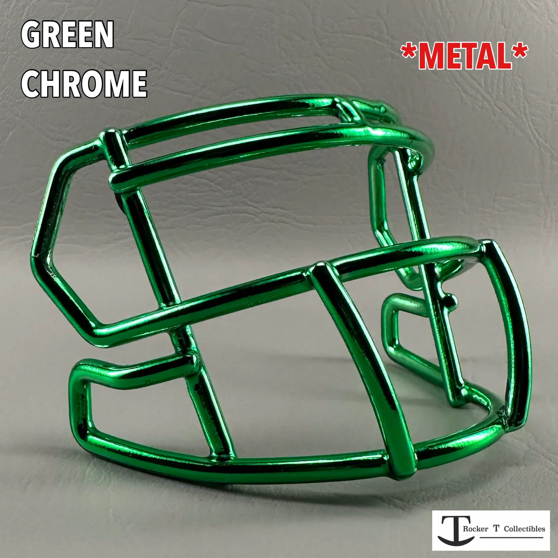 Speed S2BD-SW-SP Metal Mini Helmet Facemasks (Chrome Colors) 🟨🟨🟨⬜ - Image 3