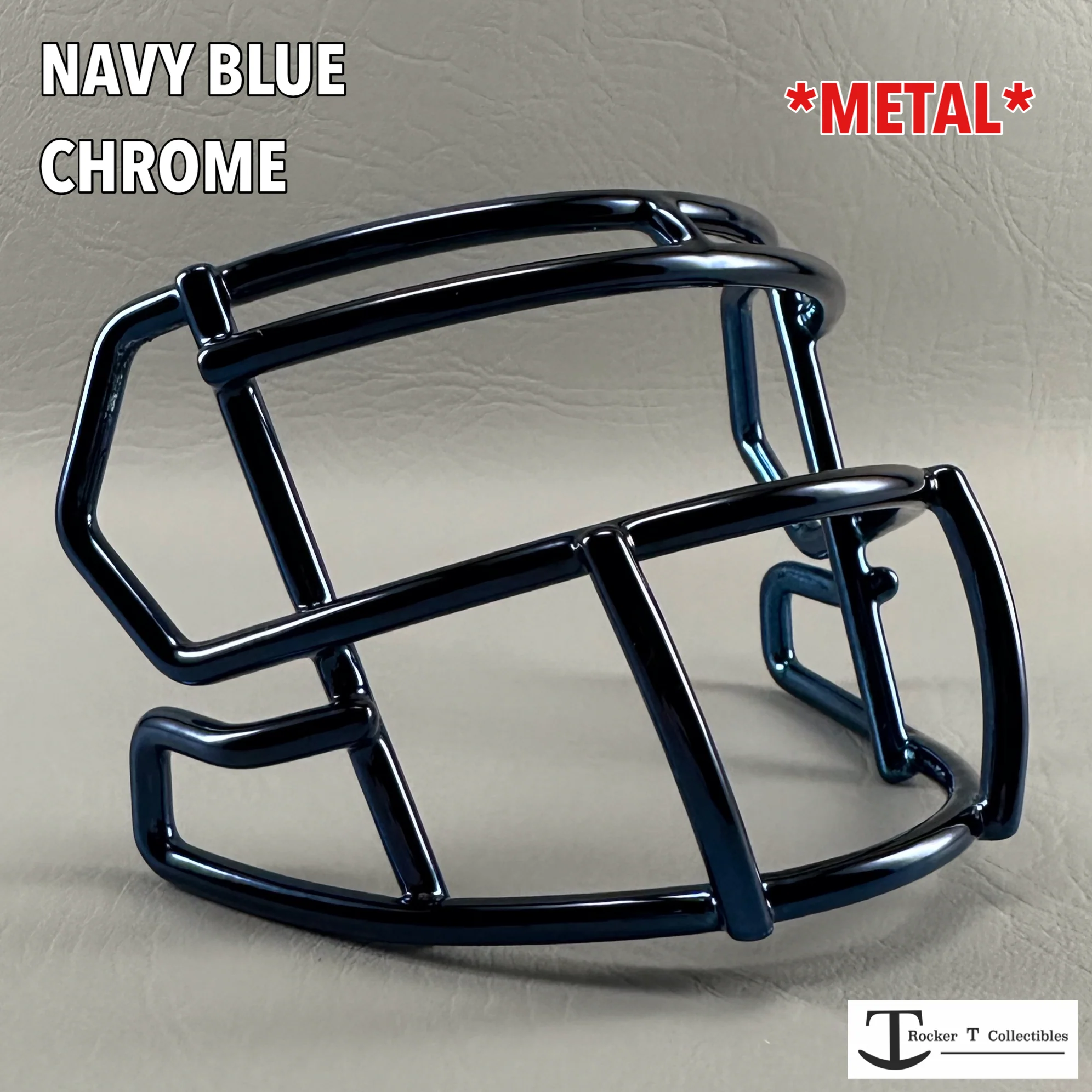 Speed S2BD-SW-SP Metal Mini Helmet Facemasks (Chrome Colors) 🟨🟨🟨⬜ - Image 4
