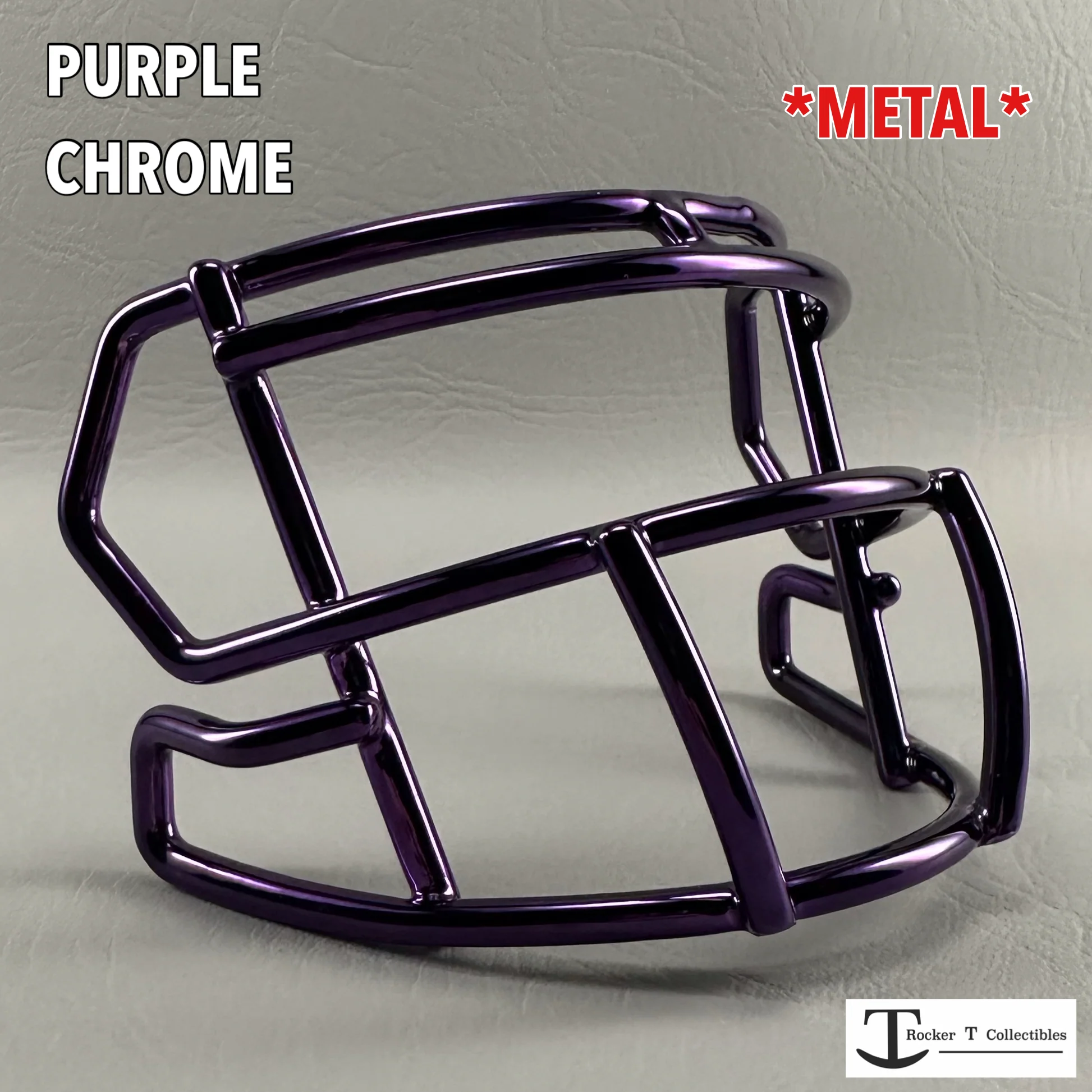 Speed S2BD-SW-SP Metal Mini Helmet Facemasks (Chrome Colors) 🟨🟨🟨⬜ - Image 6