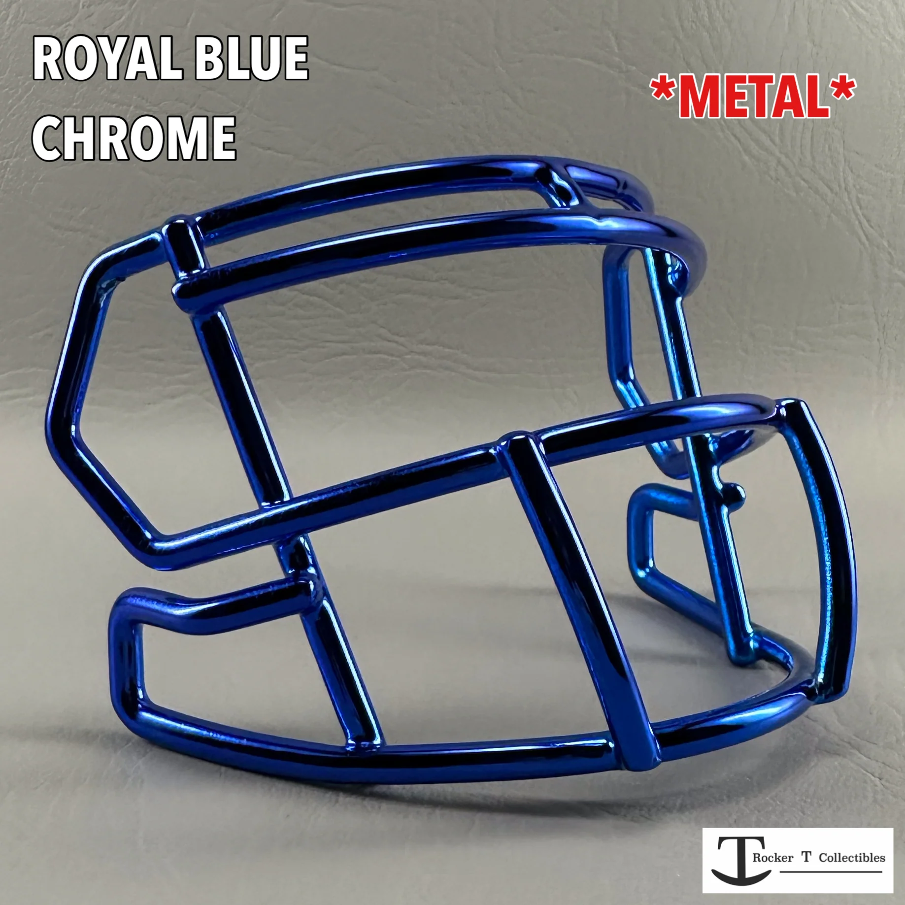 Speed S2BD-SW-SP Metal Mini Helmet Facemasks (Chrome Colors) 🟨🟨🟨⬜ - Image 8