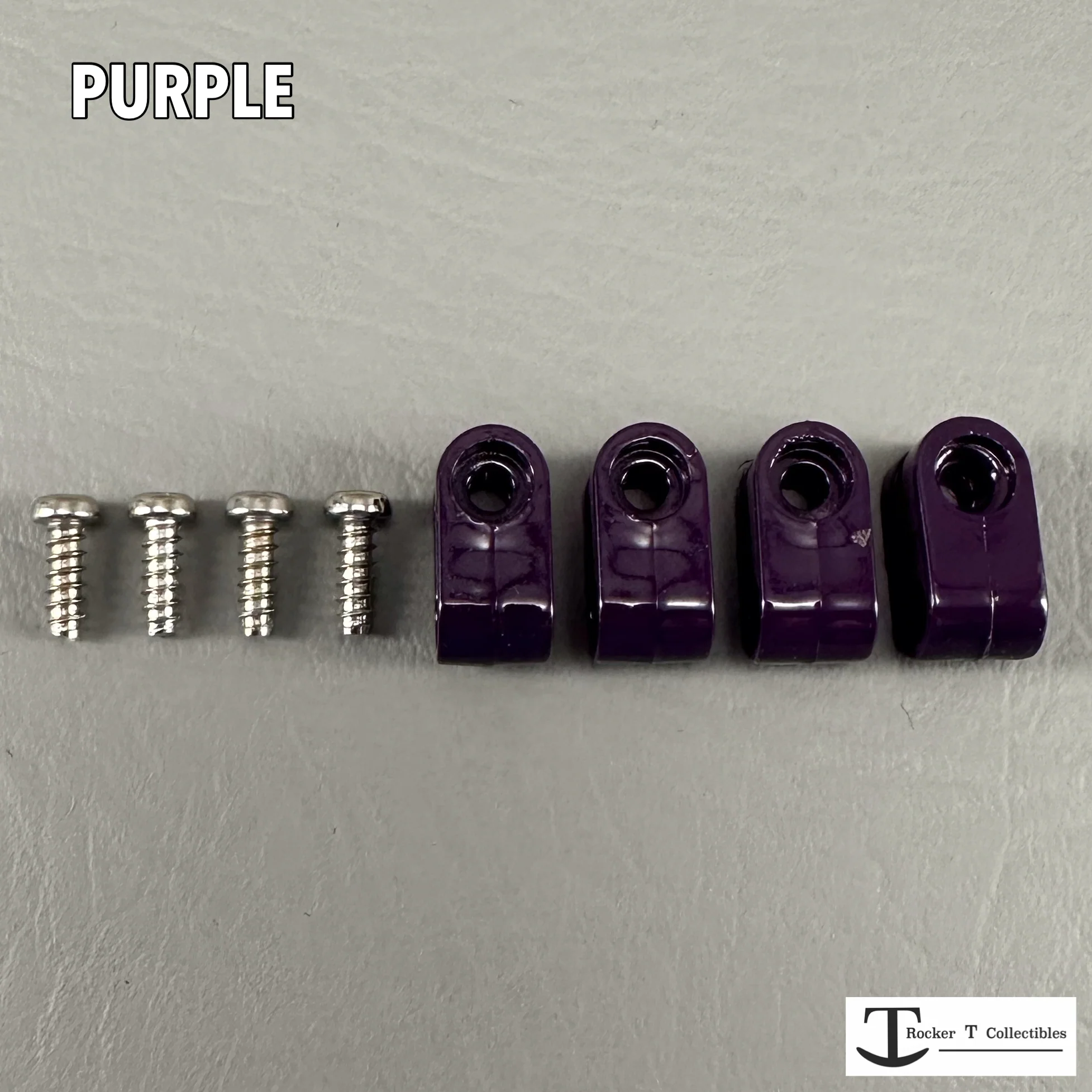 Standard Colored Acrylic Mini Helmet Facemask Clips - Image 12