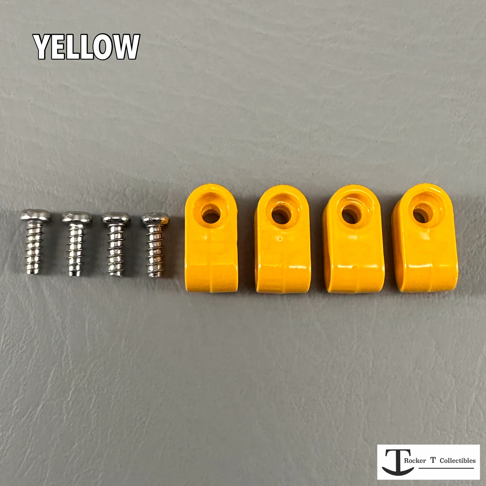 Standard Colored Acrylic Mini Helmet Facemask Clips - Image 7