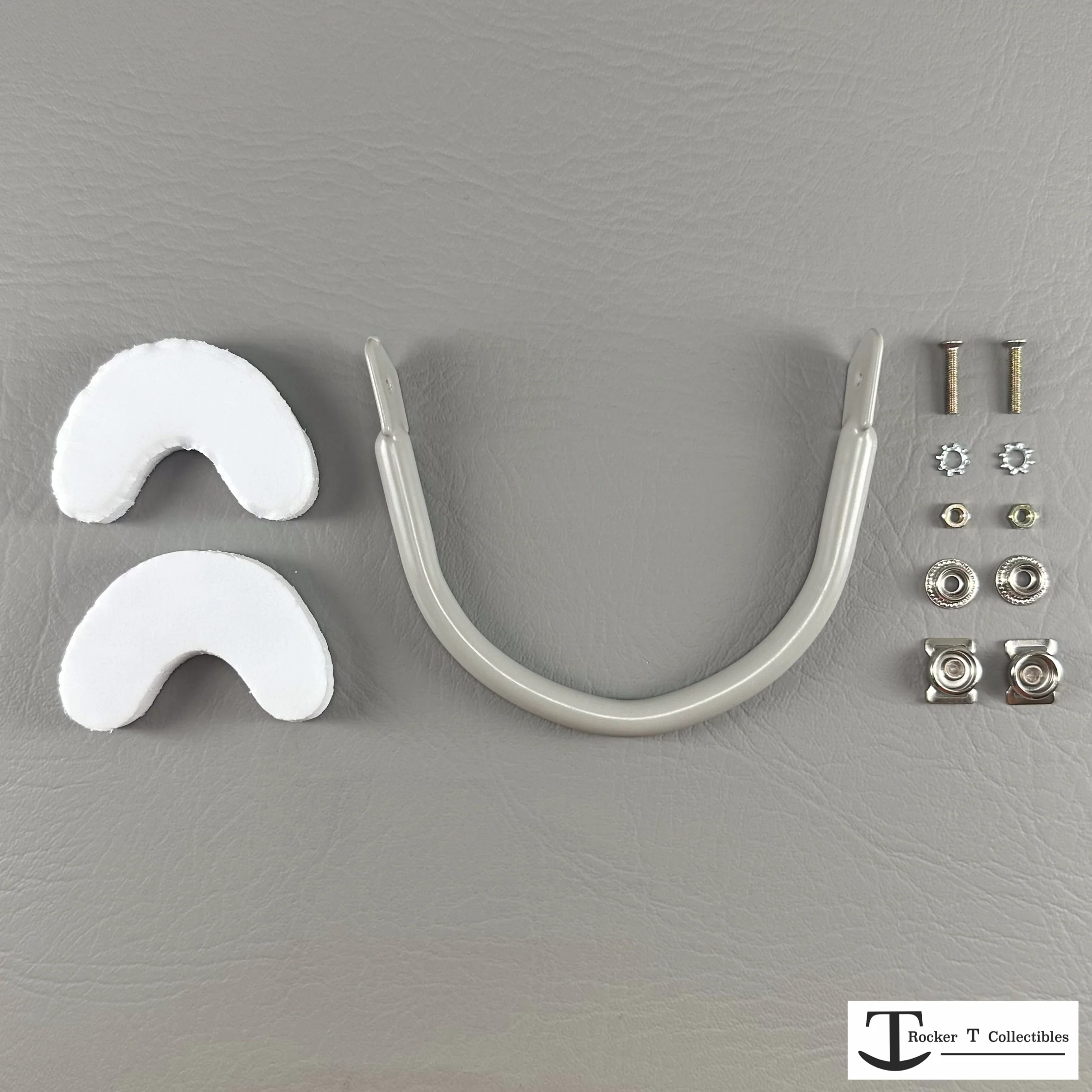 Throwback Metal 1-Bar Mini Helmet Facemask Kit 🟥🟥⬜⬜ - Image 2